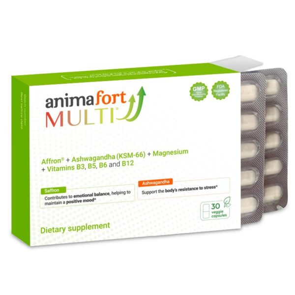 Version 1.0.0 Suplemento de Ashwagandha KSM-66 y Azafrán para estrés