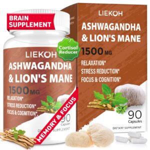 Suplemento Ashwagandha y Melena de León caja frente