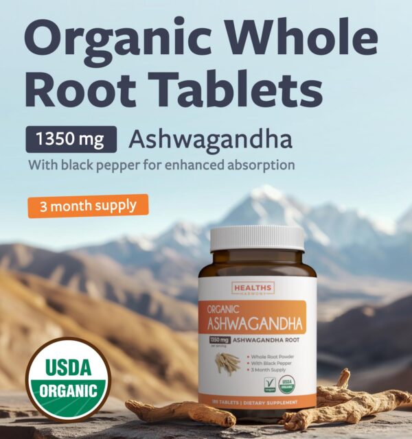 Version 1.0.0 Suplemento ashwagandha con pimienta negra 1350mg