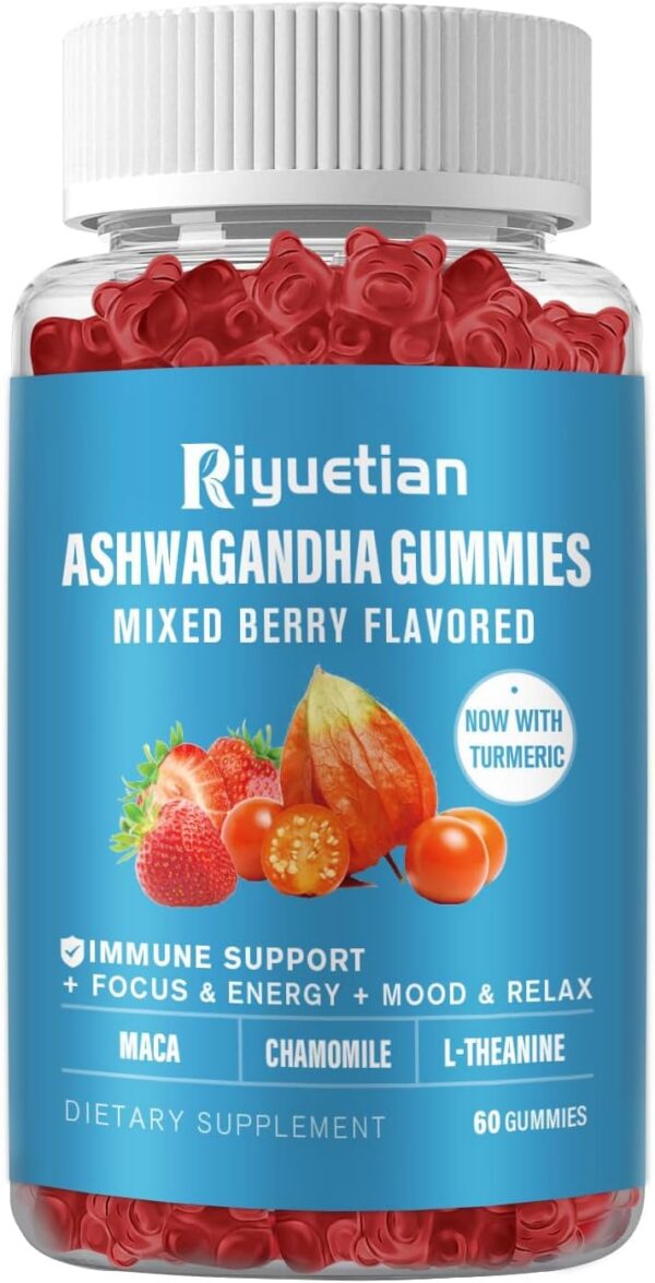 Suplemento Ashwagandha vegano con vitaminas y extractos naturales