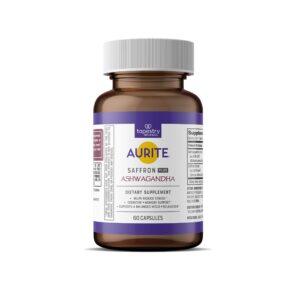 Suplemento Aurite Azafrán y Ashwagandha 60 cápsulas