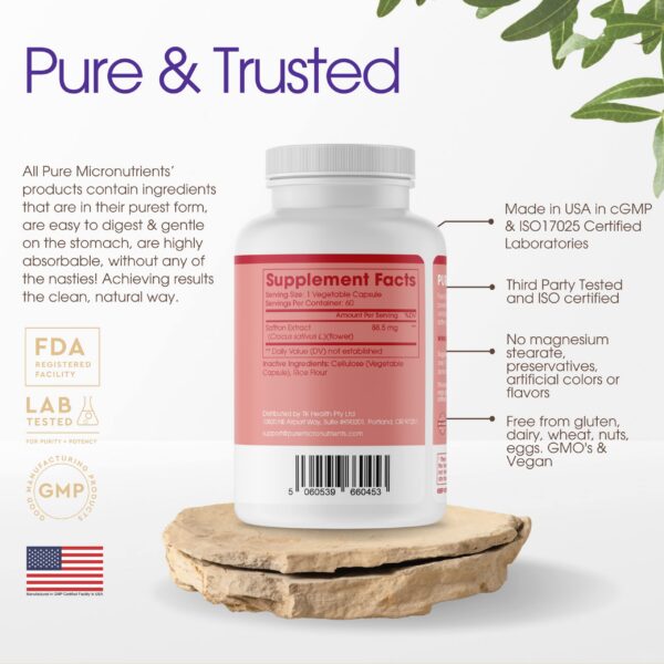 Version 1.0.0 Suplemento azafrán antioxidantes salud ocular y corazón