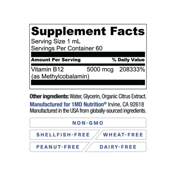Suplemento B12 metilcobalamina vegano sin rellenos
