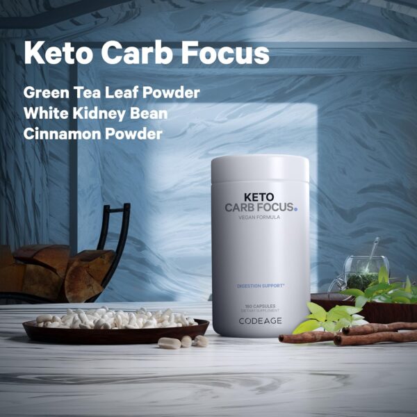 Suplemento bajo en carbohidratos Codeage Keto Carb