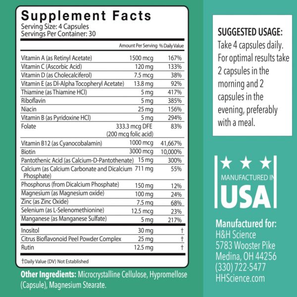 Version 1.0.0 Suplemento Balanced Skin vitaminas anti-envejecimiento