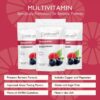 Suplemento bariátrico Celebrate Vitamins multivitamínico gominolas berry 180 unidades