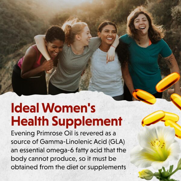 Barlean's aceite de onagra detalles etiqueta cápsulas