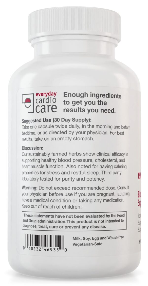 Suplemento con bayas de espino y arjuna para salud cardiaca