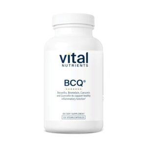 Suplemento BCQ Vital Nutrients fórmula vegana 120 cápsulas