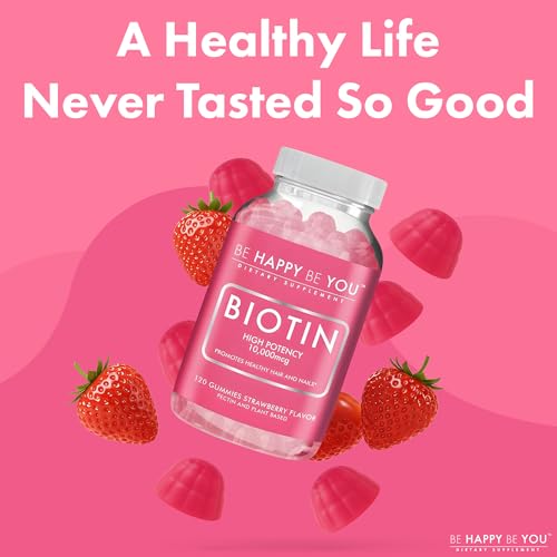 Suplemento Be Happy Be You Biotina 10,000mcg
