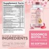 Suplemento de belleza con Biotina para mujeres