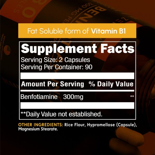 Suplemento Benfotiamina Zenavea para metabolismo y bienestar