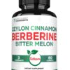Suplemento berberina con canela de ceilán y melón amargo Satoomi