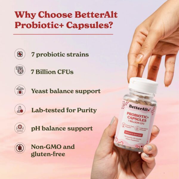 Suplemento Better Alt PROBIOTIC+ fortaleciendo sistema inmune