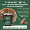 Suplemento bienestar cápsulas veganas reishi orgánico eversio wellness