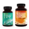 Suplemento BioEmblem cúrcuma curcumina vitamina D3 K2