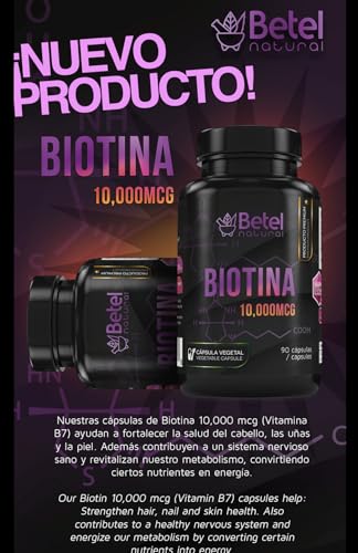 Suplemento de biotina hecho en USA
