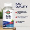 Suplemento biotina KAL 5000 mcg sabor frutos rojos