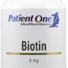 Suplemento biotina patient one 60 cápsulas
