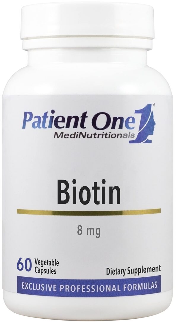 Suplemento biotina patient one 60 cápsulas