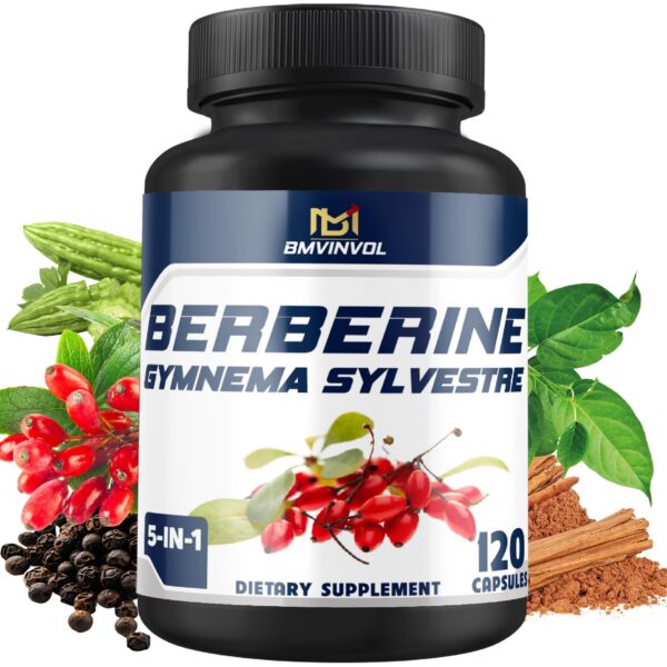 Suplemento BMVINVOL Berberina canela salud cardiovascular