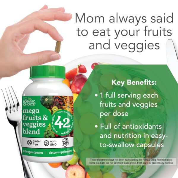 Suplemento Botanic Choice para energía y balance nutricional