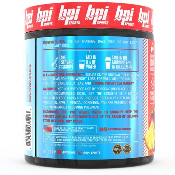 Suplemento BPI Sports CLA para músculo magro y metabolismo