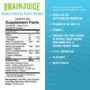 Suplemento BrainJuice decaf con Alpha GPC y vitaminas B