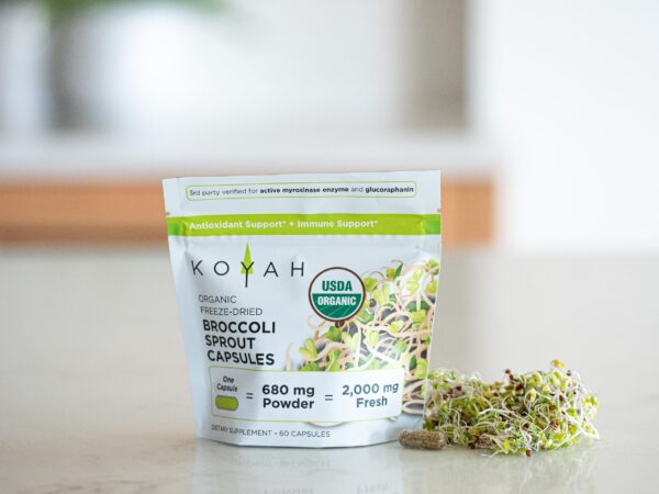 Version 1.0.0 Suplemento de brotes de brócoli orgánico KOYAH