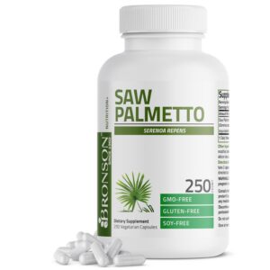 Suplemento Bronson Saw Palmetto 250 cápsulas vegetarianas
