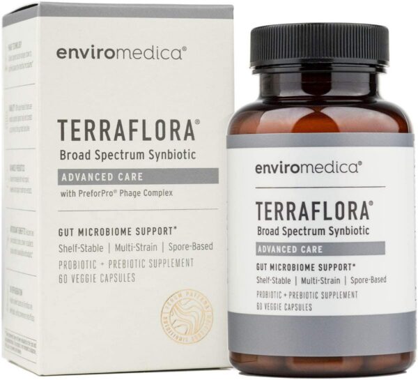 Version 1.0.0 Suplemento caja Advanced Care Enviromedica Terraflora 60 cápsulas