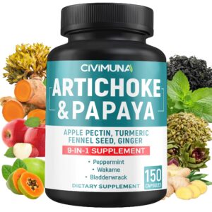 Suplemento cápsulas de alcachofa CIVIMUNA 150 unidades