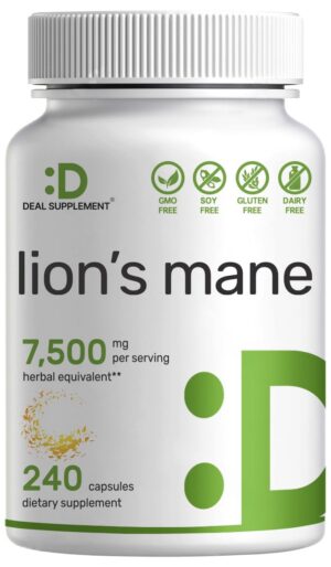 Suplemento cápsulas melena de león 7500mg Deal Supplement