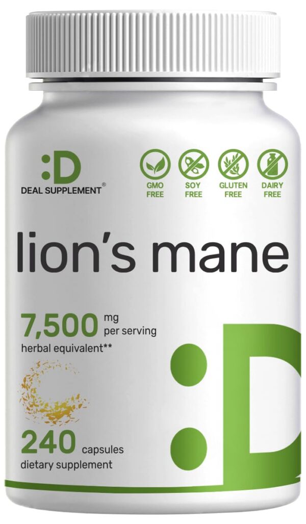 Version 1.0.0 Suplemento cápsulas melena de león 7500mg Deal Supplement