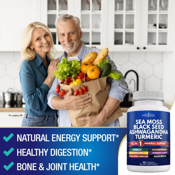 Version 1.0.0 Suplemento cápsulas musgo marino con cúrcuma New Age