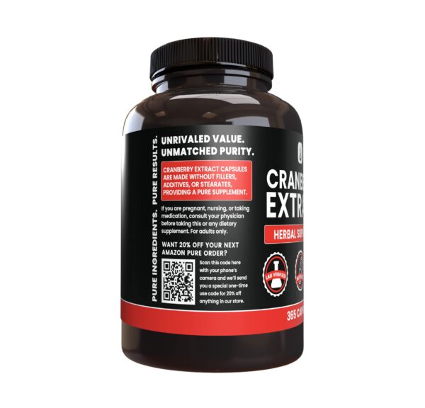 Version 1.0.0 Suplemento cápsulas PURE ORIGINAL INGREDIENTS arándano natural