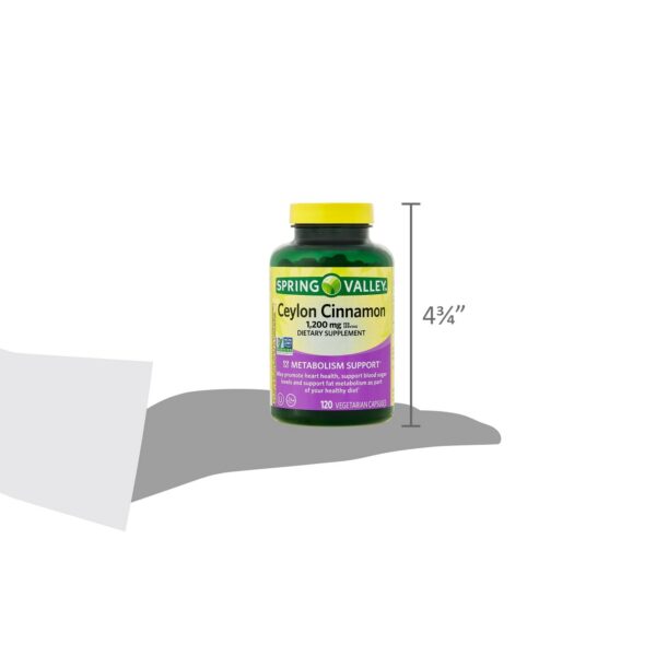 Suplemento en cápsulas Spring Valley Canela de Ceilán caja completa