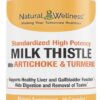 Suplemento cardo mariano con alcachofa y cúrcuma apoyo hígado