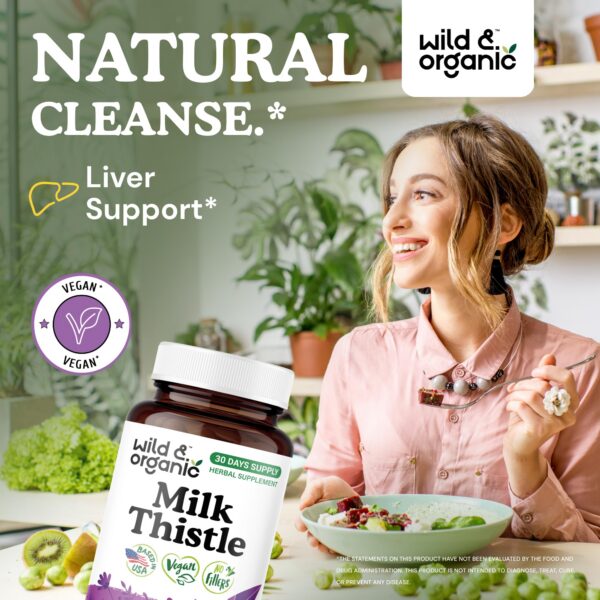 Suplemento de cardo mariano para apoyo al hígado