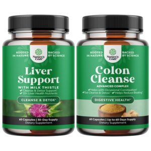 Paquete suplemento cardo mariano y limpieza colon Natures Craft