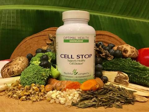 Suplemento Cell Stop ingredientes naturales estudio 20 años salud