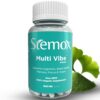 Frasco suplementario Stemox Multi Vibe con ginkgo biloba y vitaminas B