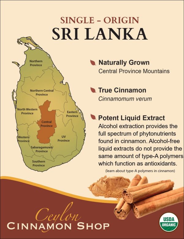Suplemento Ceylon Cinnamon Shop CinnaGold canela vegana