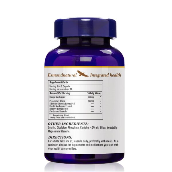 Suplemento Chaga Mushroom para enfoque y memoria