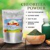 Suplemento de chlorella orgánico en polvo para nutrición