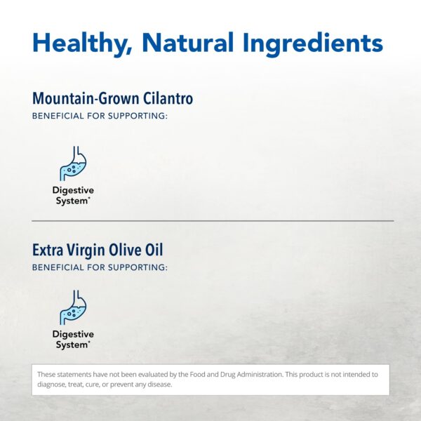 Suplemento Cilantrol extracto cilantro sin pesticidas ni químicos