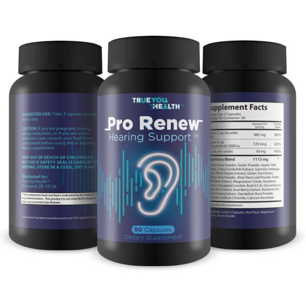 Suplemento para circulación mejorada y alivio de zumbidos