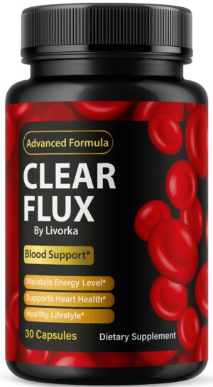 Suplemento Clear Flux LIVORKA frasco principal