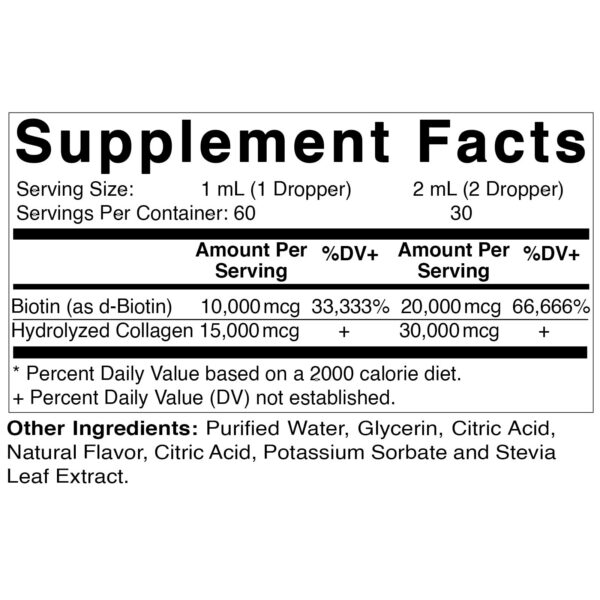 Version 1.0.0 Gotas para cabello y piel Vitamatic.