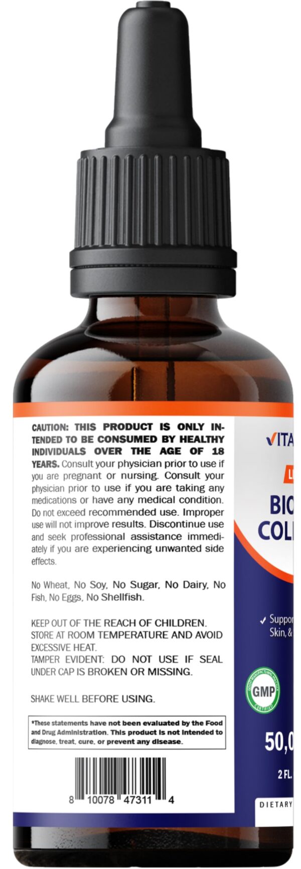 Version 1.0.0 Suplemento de colágeno líquido Vitamatic.